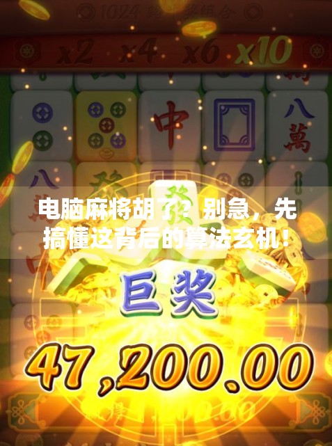 电脑麻将胡了?别急,先搞懂这背后的算法玄机! 电脑麻将胡了?别急,先搞懂这背后的算法玄机!