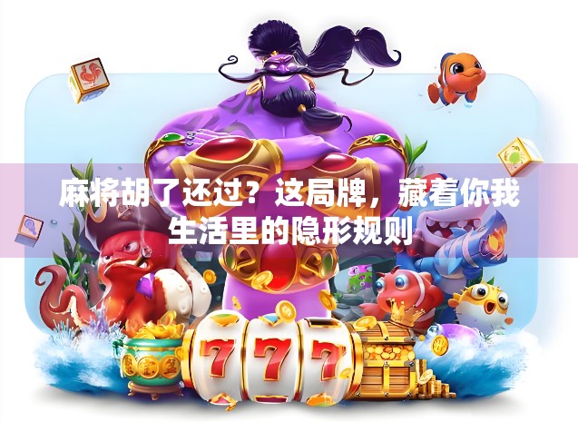 麻将胡了还过?这局牌,藏着你我生活里的隐形规则 麻将胡了还过?这局牌,藏着你我生活里的隐形规则