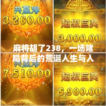 麻将胡了238,一场赌局背后的荒诞人生与人性微光