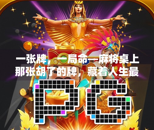 一张牌,一局命—麻将桌上那张胡了的牌,藏着人生最深的隐喻 一张牌,一局命—麻将桌上那张胡了的牌,藏着人生最深的隐喻