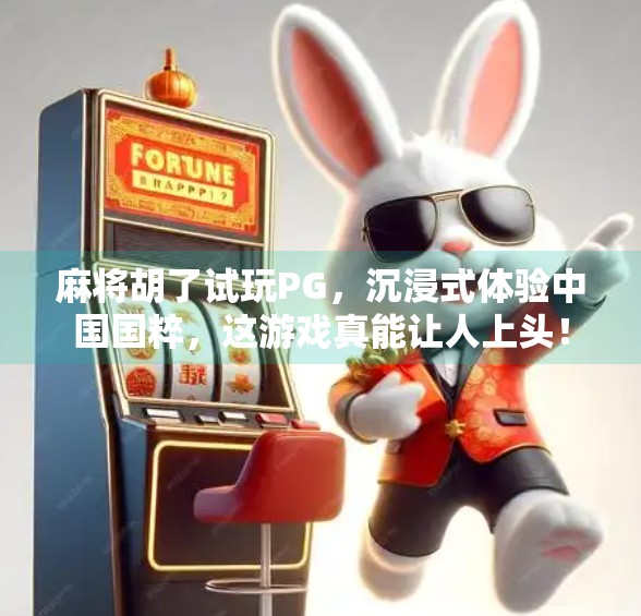 麻将胡了试玩PG,沉浸式体验中国国粹,这游戏真能让人上头! 麻将胡了试玩PG,沉浸式体验中国国粹,这游戏真能让人上头!