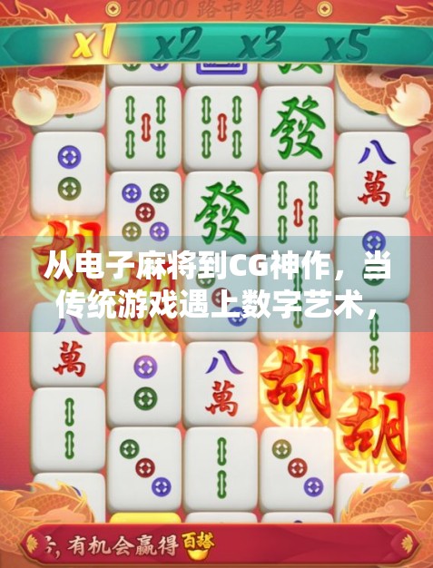从电子麻将到CG神作,当传统游戏遇上数字艺术,我们正在见证一场文化革命!